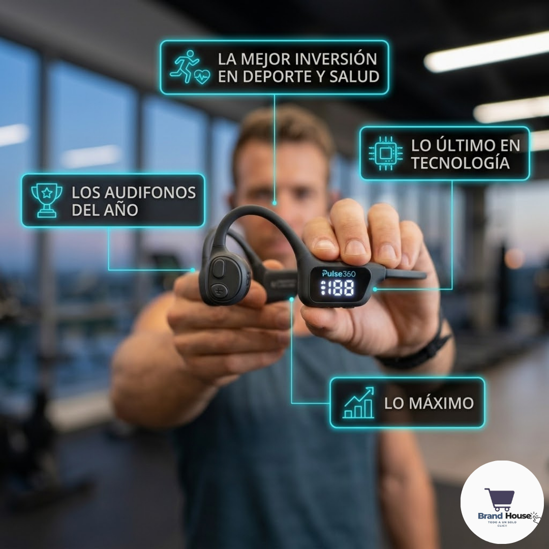 PULSE 360: AUDIFONOS DE VIBRACIÓN ÓSEA