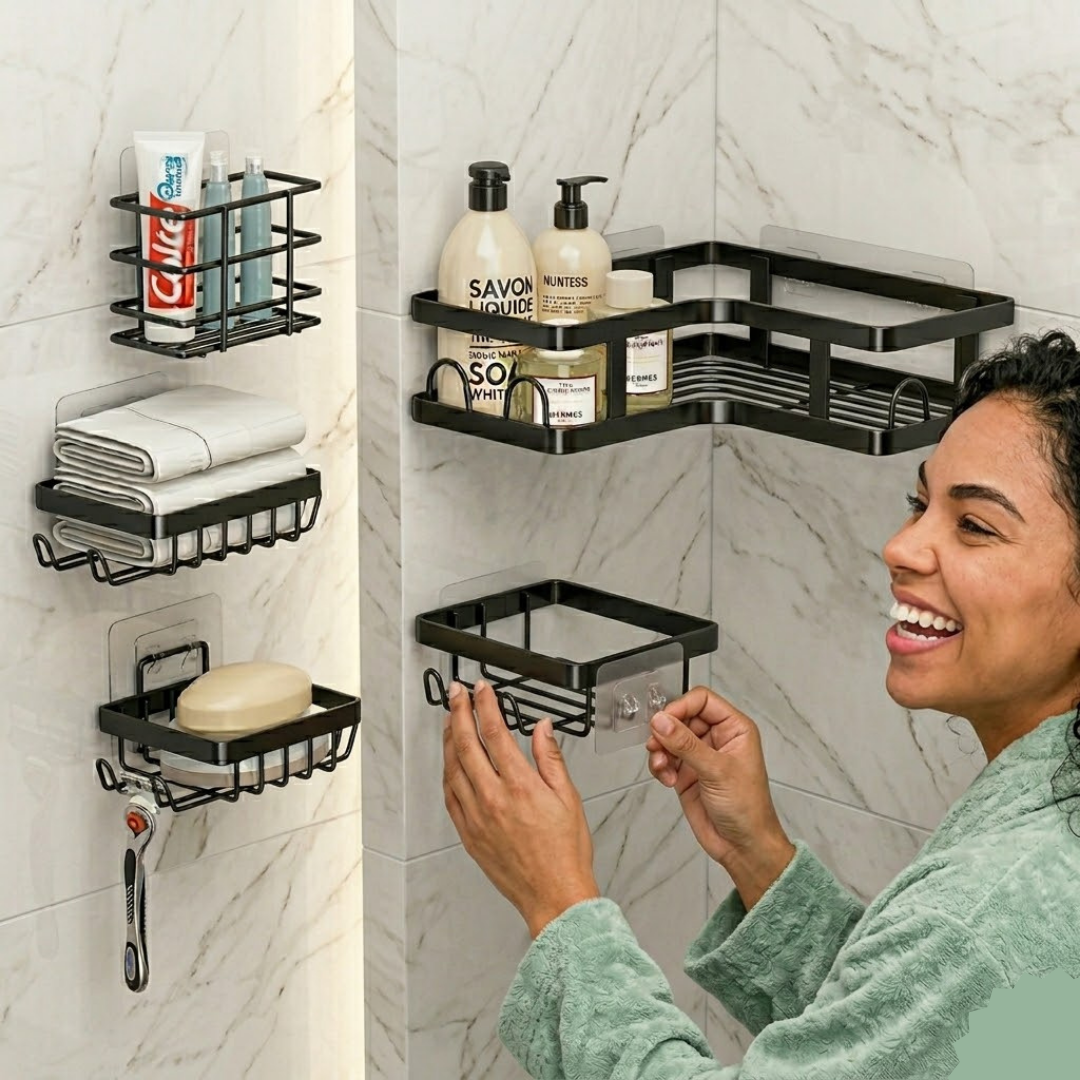 Organizador Adhesivo Bano 5pcs Esquinero