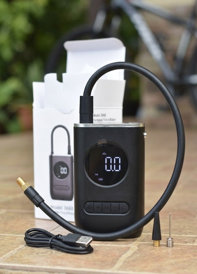 Inflador de  llantas portátil 🤩