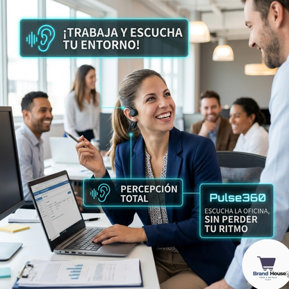 PULSE 360: AUDIFONOS DE VIBRACIÓN ÓSEA