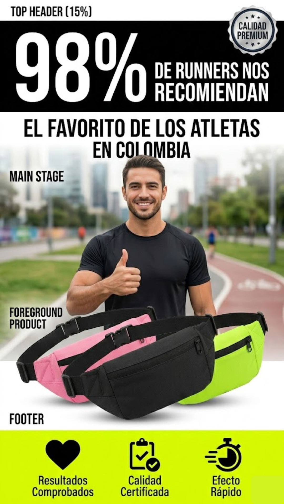 Canguro running y seguridad