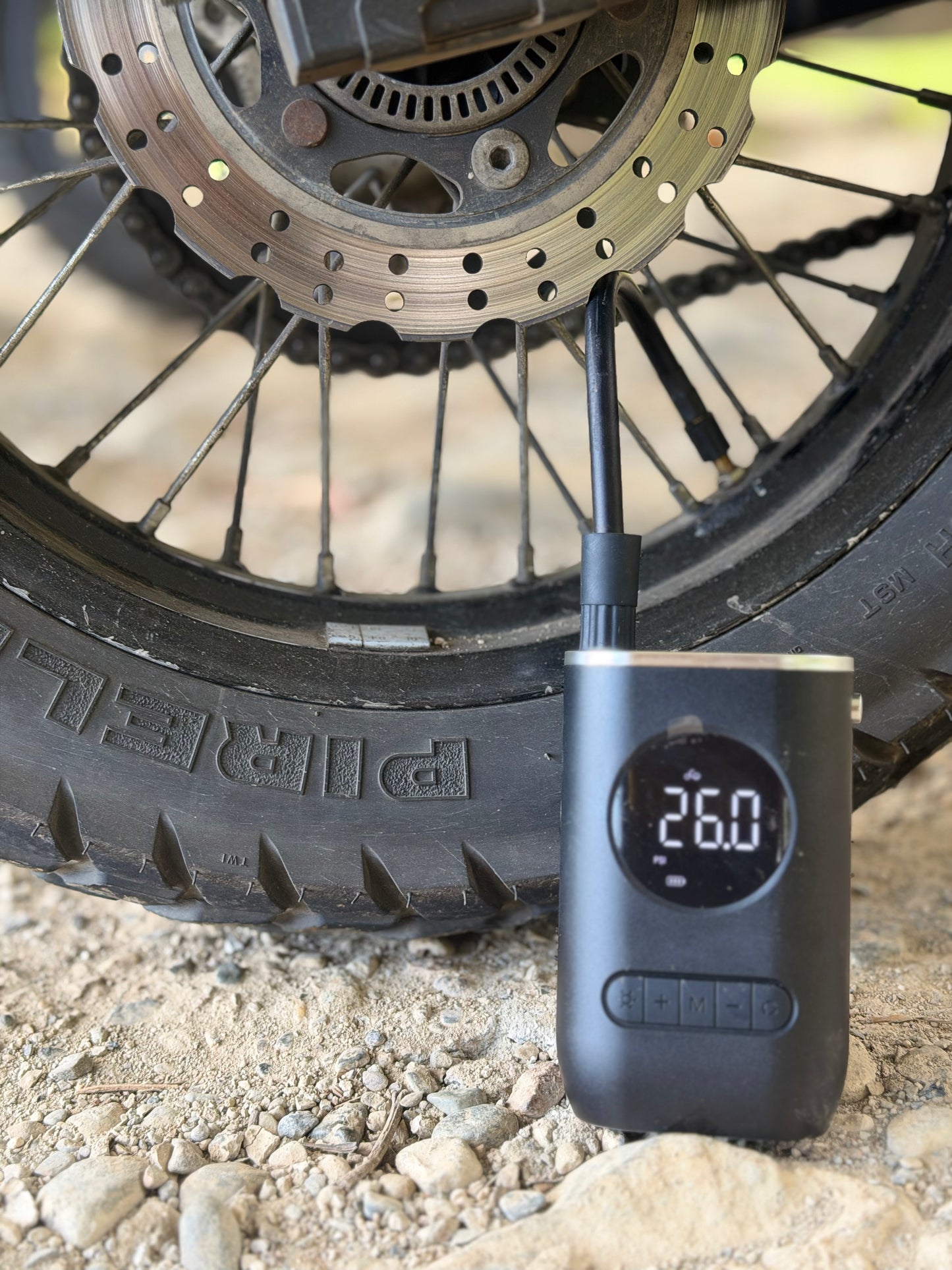 Inflador de  llantas portátil 🤩