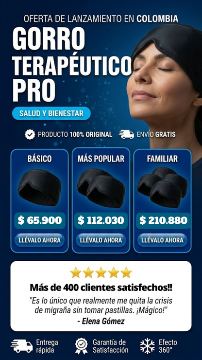 Gorro de Gel Para La Migraña