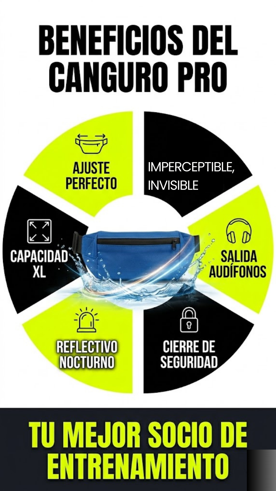 Canguro running y seguridad