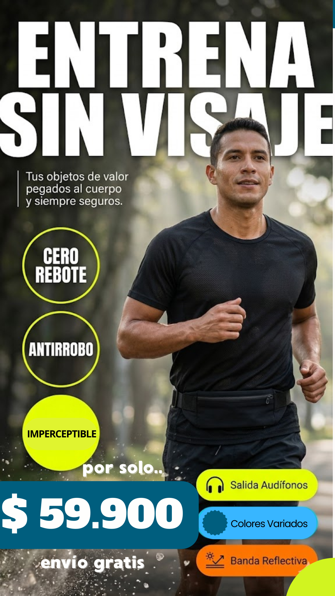 Canguro running y seguridad