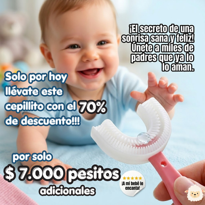 Cepillito de silicona para bebés